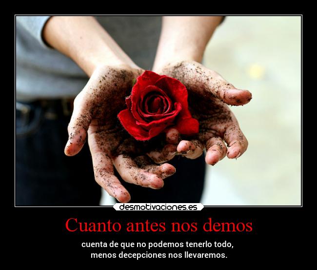 Cuanto antes nos demos - 