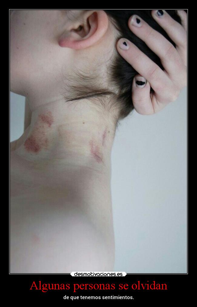 Algunas personas se olvidan - 