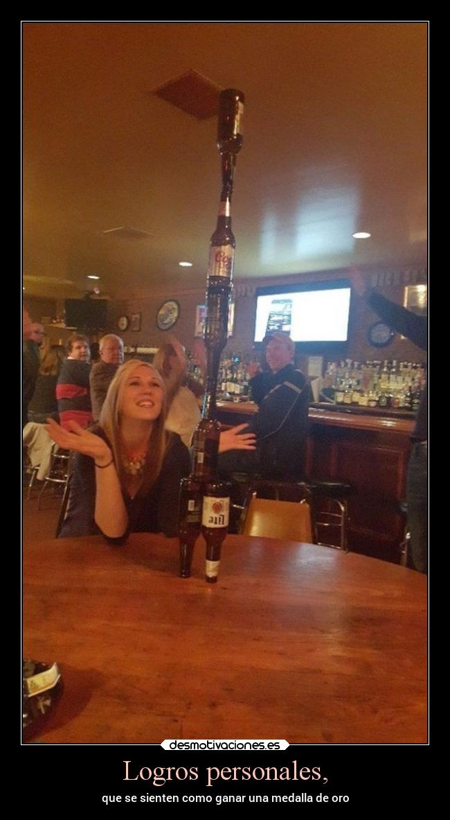 Logros personales, -
