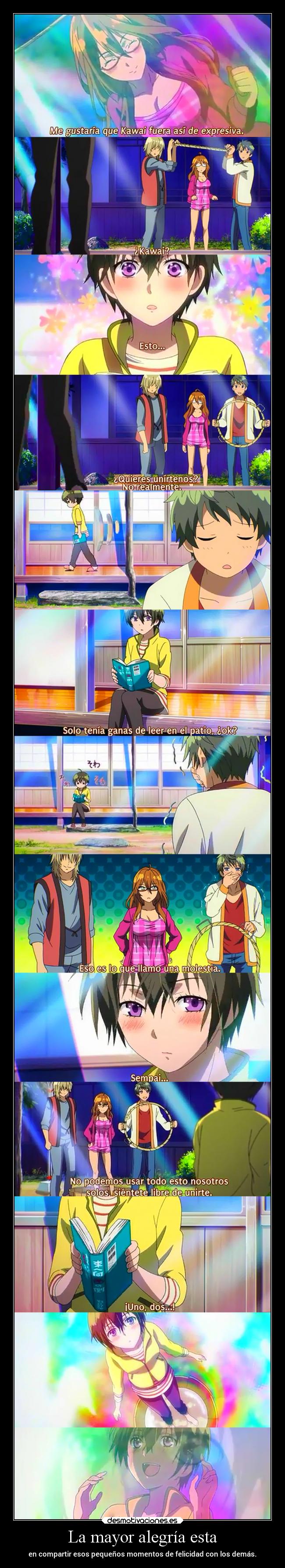 La mayor alegría esta -