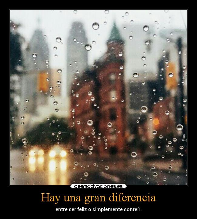 Hay una gran diferencia - 