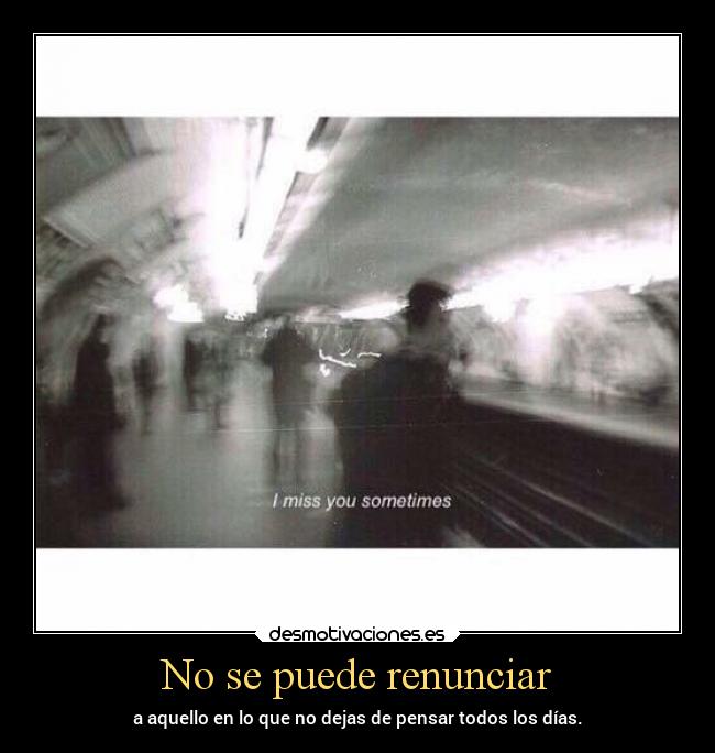 No se puede renunciar - 