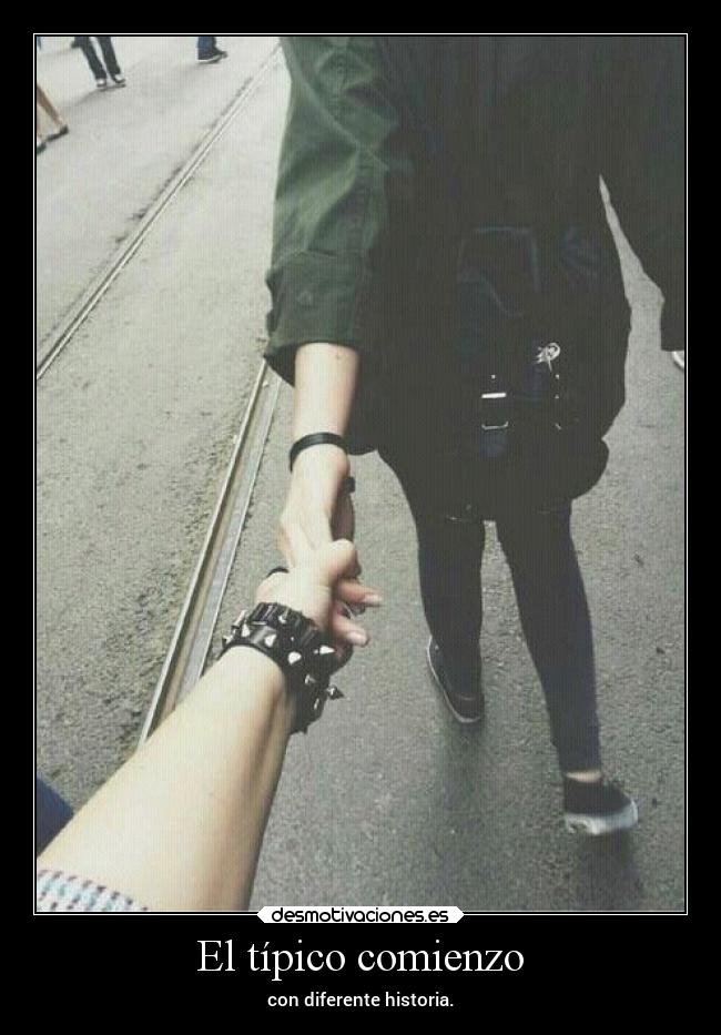 El típico comienzo - con diferente historia.