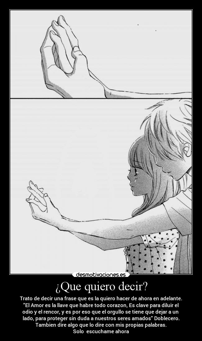 carteles amor anime desmotivaciones