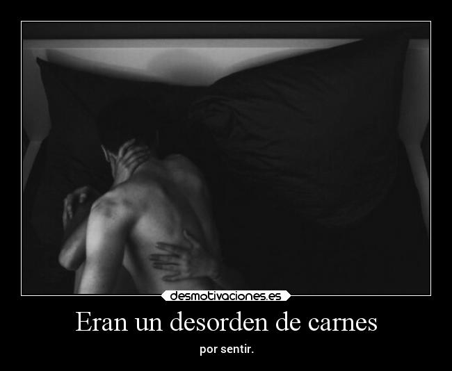 Eran un desorden de carnes -