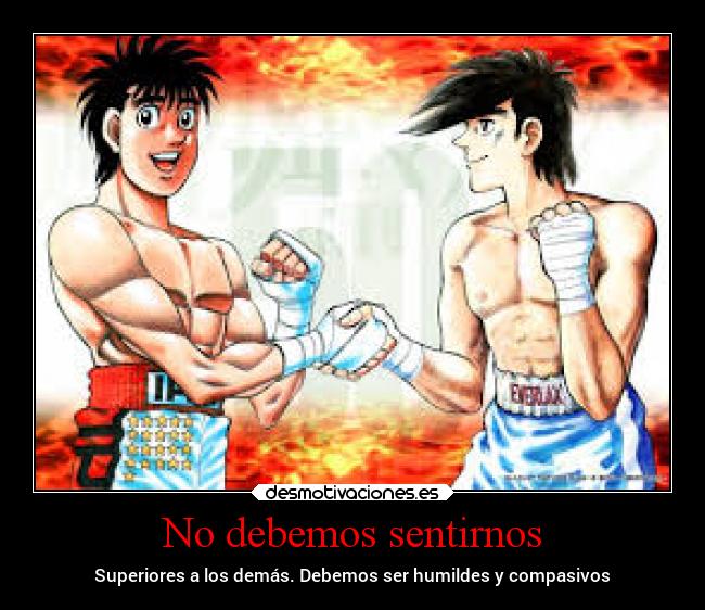 No debemos sentirnos -