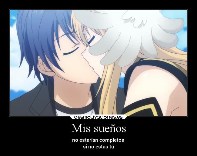 carteles anime amor corazon shido tohka datealive sueno completo querer desmotivaciones