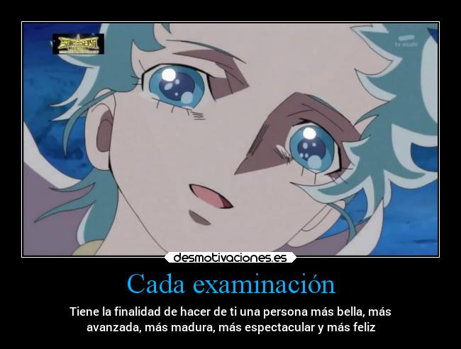 Cada examinación -