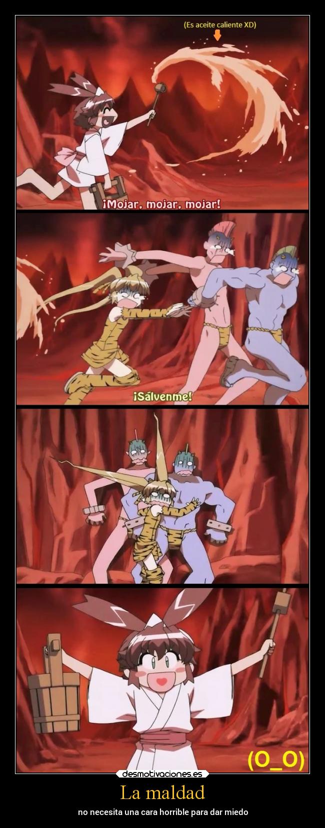 La maldad - no necesita una cara horrible para dar miedo