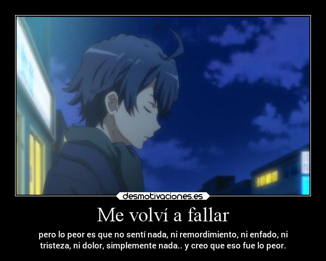 carteles anime hachiman desmo desmotivaciones