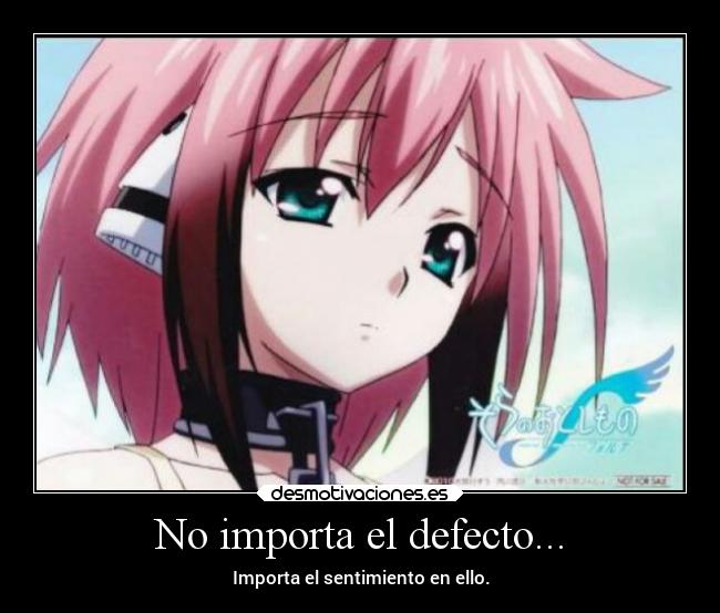 No importa el defecto... - 