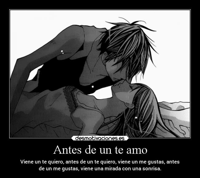 Antes de un te amo -