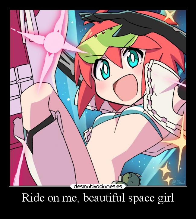 carteles anime manga otaku space patrol just kidding lucaco isfor pure love not lewd real breasts doesnt desmotivaciones