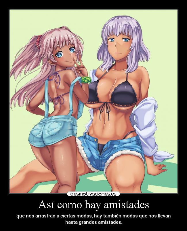 carteles anime vida mundo amigos amistad modas raptorhunters harukaze erosekai gyaru ganguro kogal desmotivaciones