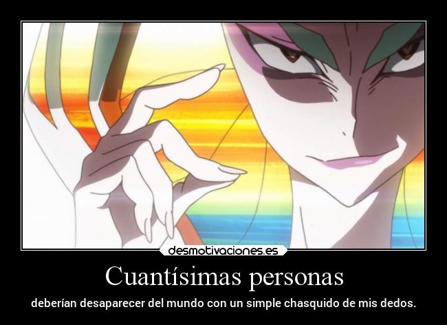 Cuantísimas personas -