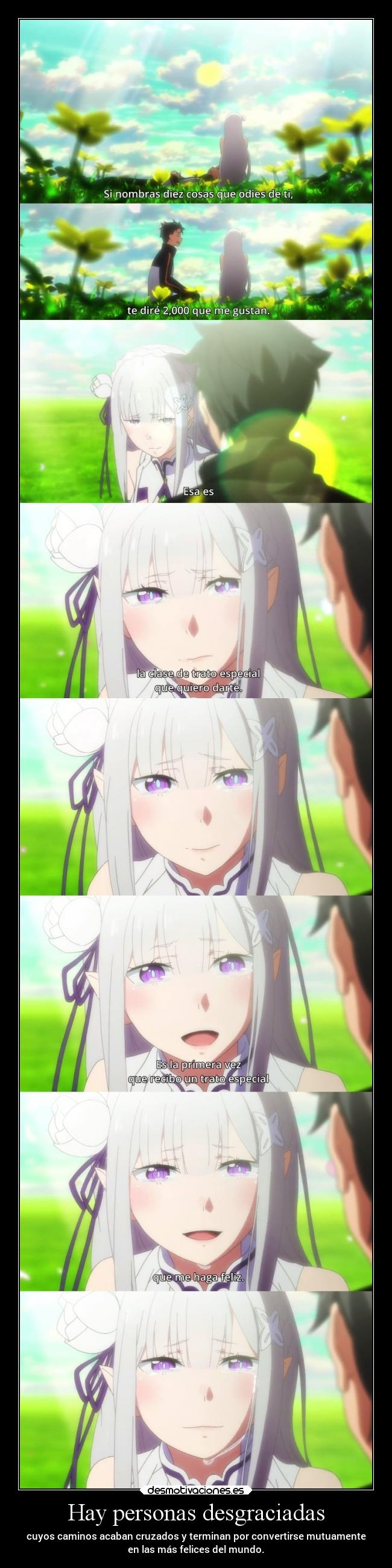 Hay personas desgraciadas -