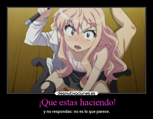carteles anime zeronotsukaima louise danieldats desmotivaciones