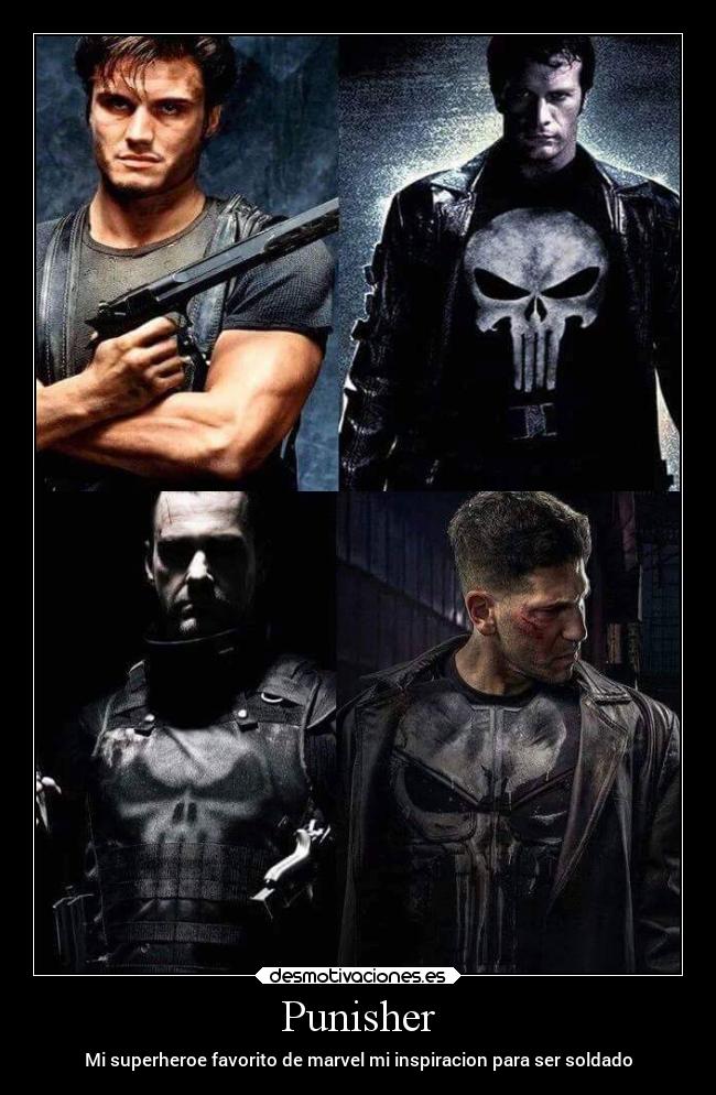 Punisher - Mi superheroe favorito de marvel mi inspiracion para ser soldado