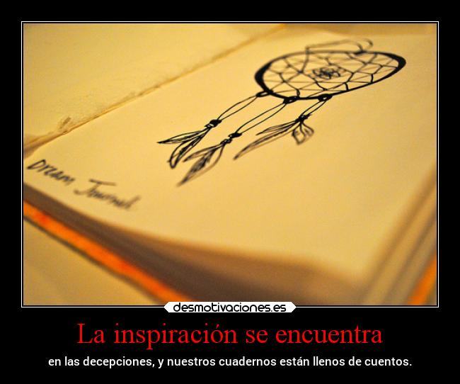 La inspiración se encuentra -