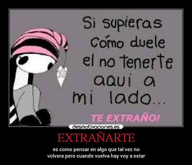 EXTRAÑARTE -