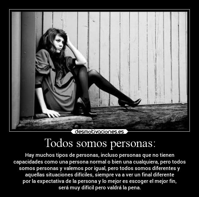 Todos somos personas: - 