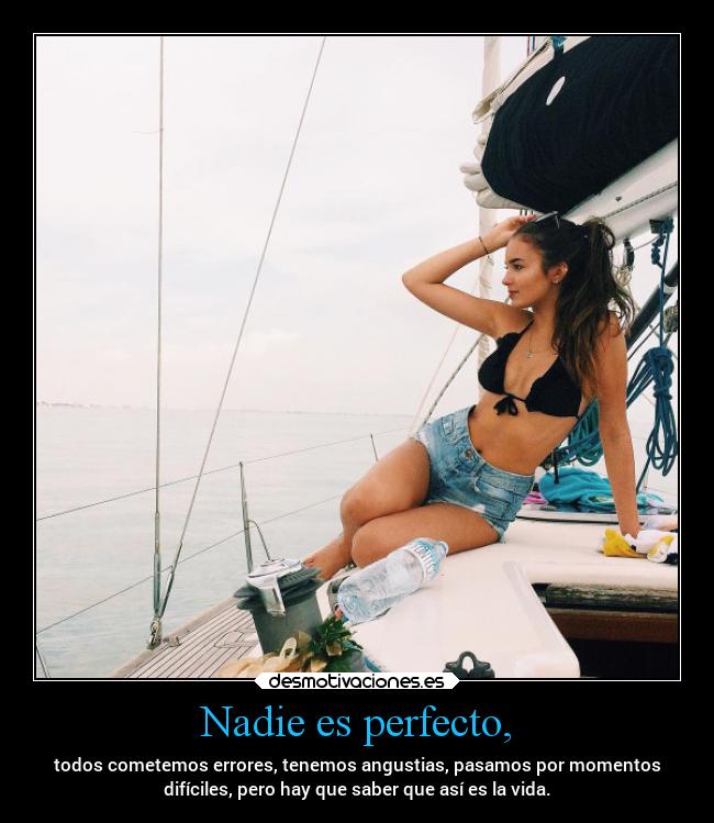 Nadie es perfecto, - 