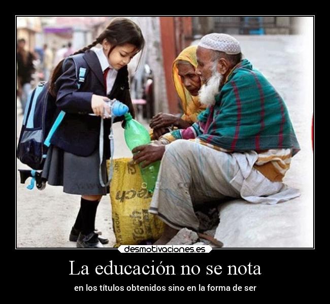 La educación no se nota - 