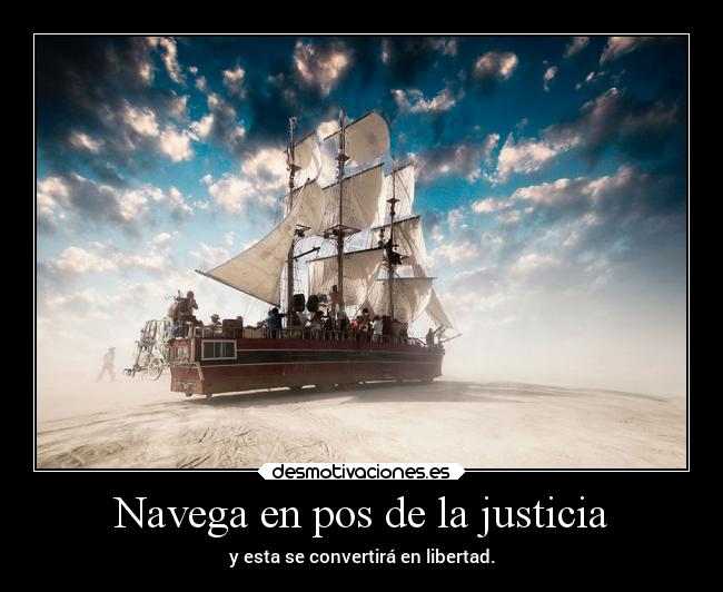 Navega en pos de la justicia - 