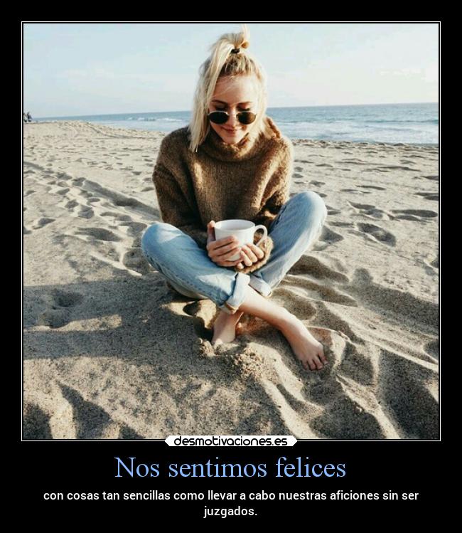 Nos sentimos felices -