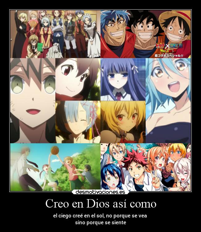 Creo en Dios así como - 