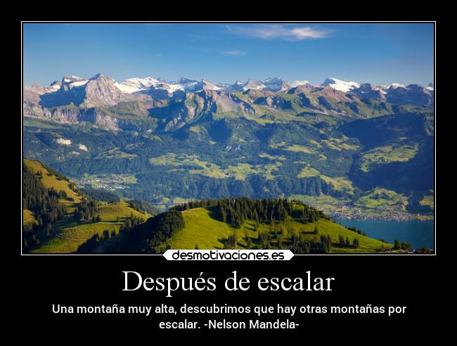 Después de escalar - 