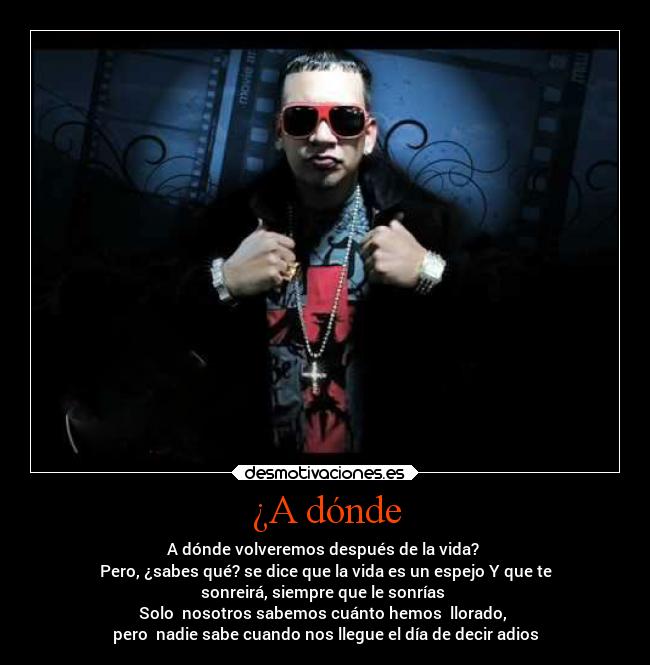 ¿A dónde -