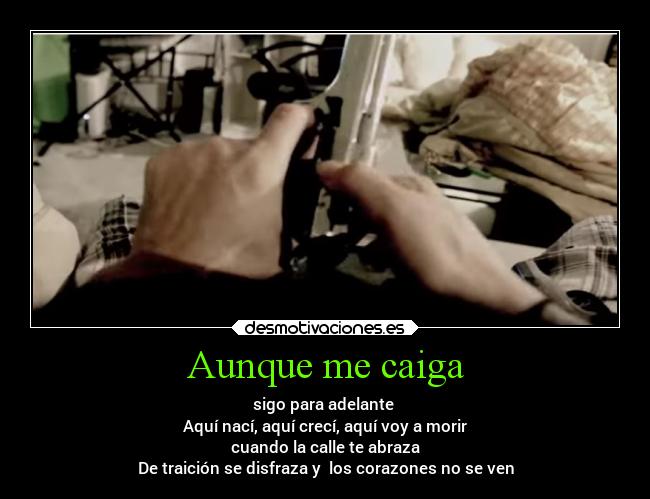 carteles musica rap hiphop noesmiaperomegusto caer levantarse tracion ninoemo desmotivaciones