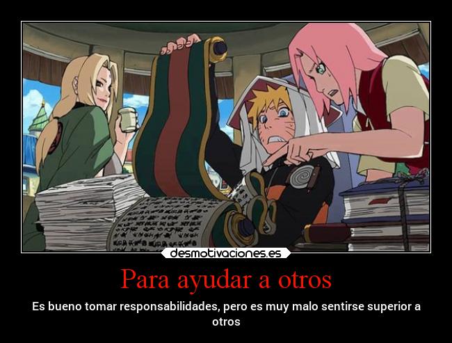 Para ayudar a otros -