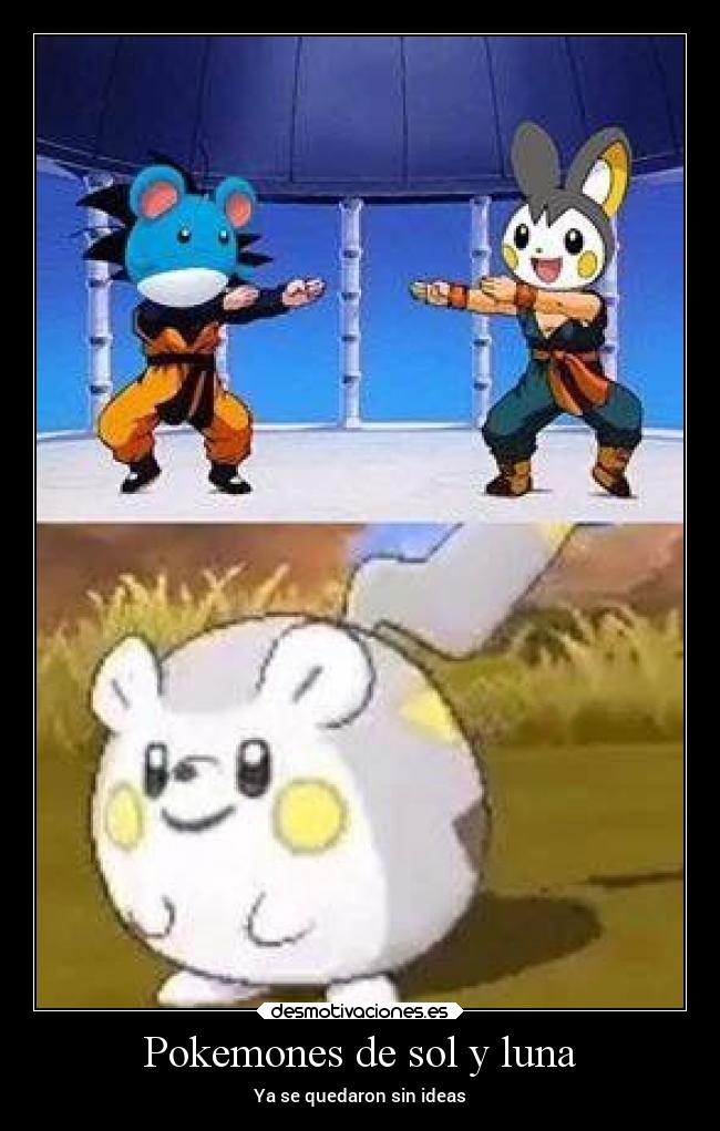 Pokemones de sol y luna -