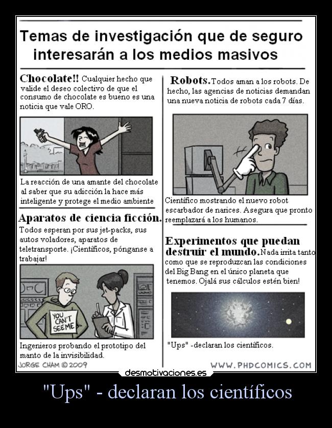 carteles sociedad tonto risa desmotivaciones cientificos desmotivaciones