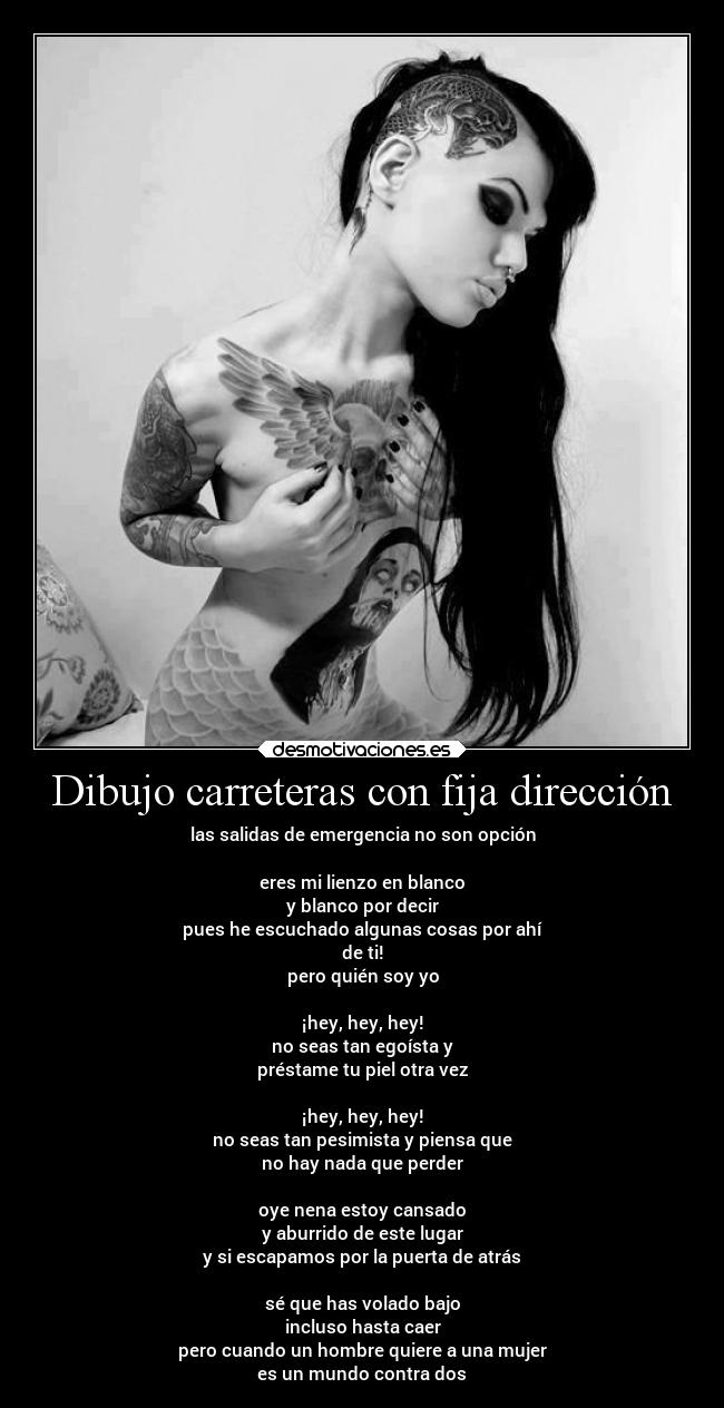 Dibujo carreteras con fija dirección - 