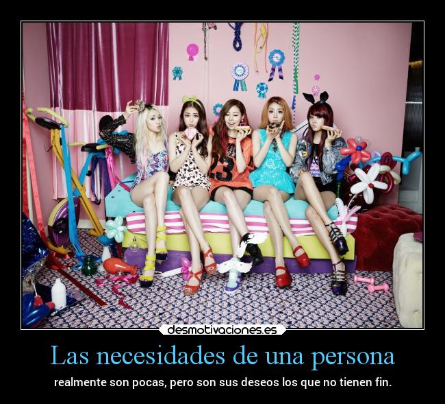 Las necesidades de una persona - 