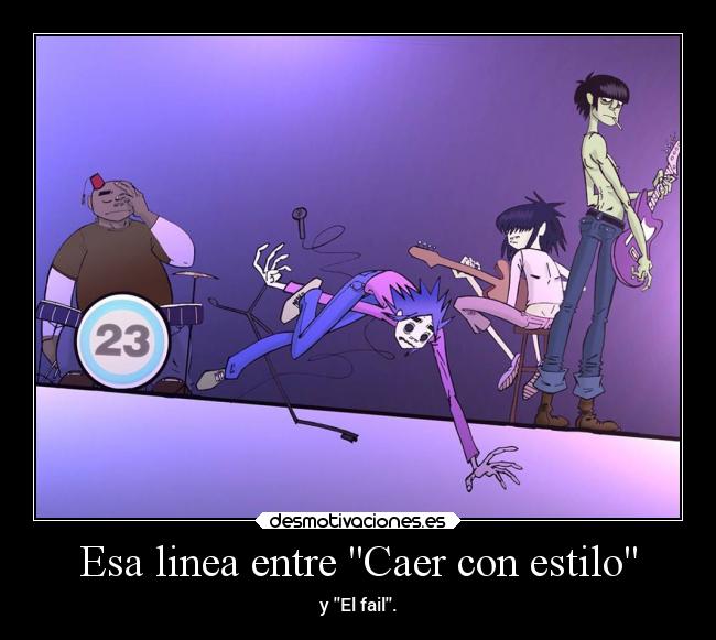 Esa linea entre Caer con estilo - 