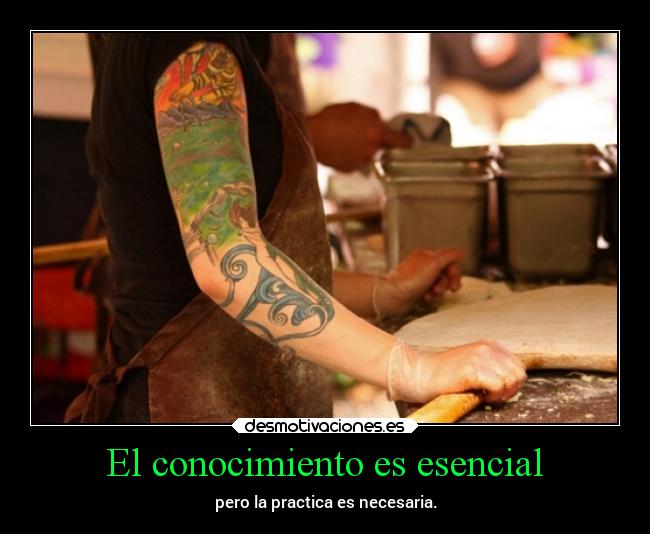El conocimiento es esencial -