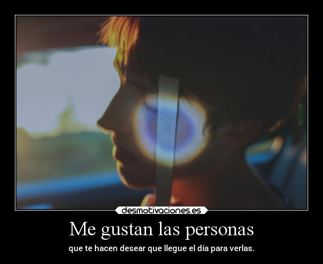 Me gustan las personas - 