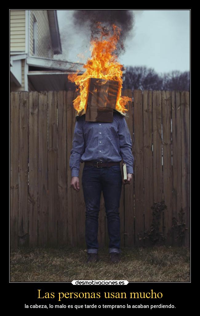 Las personas usan mucho -