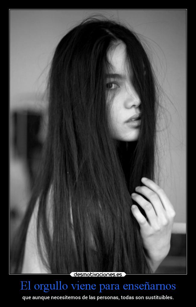 El orgullo viene para enseñarnos -
