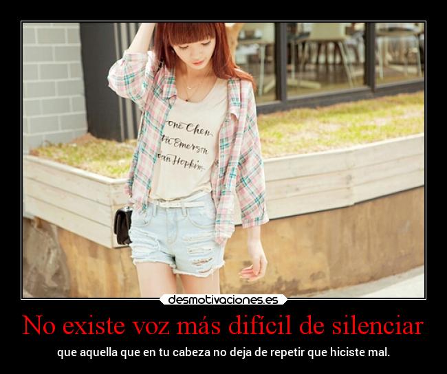 No existe voz más difícil de silenciar - 