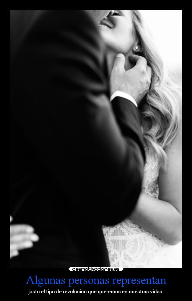 Algunas personas representan -