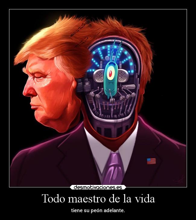 carteles vida vida tonto humor memes fail locura bob esponja plancton donald trump laurasimpson14 desmotivaciones