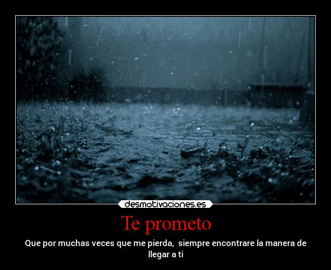 Te prometo -