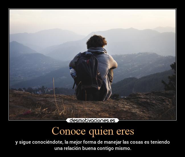 Conoce quien eres - 