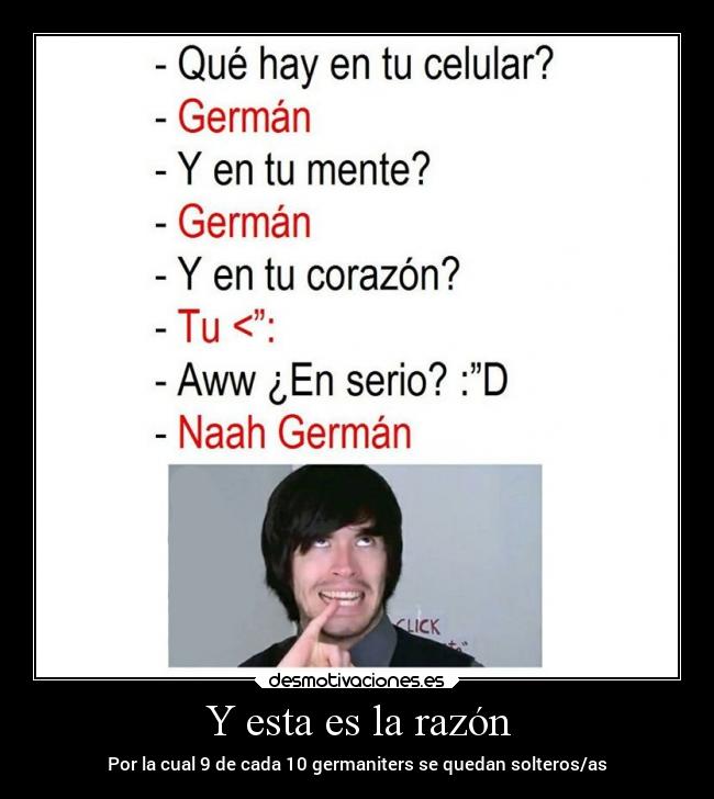 Y esta es la razón -