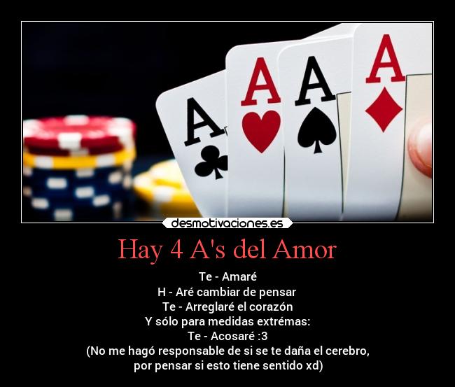 Hay 4 As del Amor - 